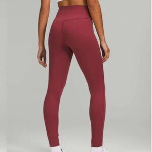 Lululemon Base Pace High-Rise Running Tight 28" Burgundy Size 4